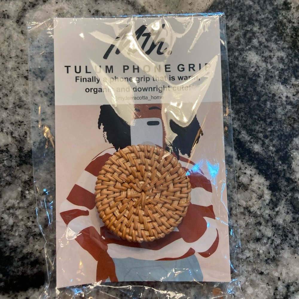 Wicker/Rattan Popsocket